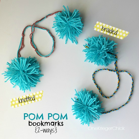 Pom-Pom bookmarks by Dr.Seuss} onekriegerchick
