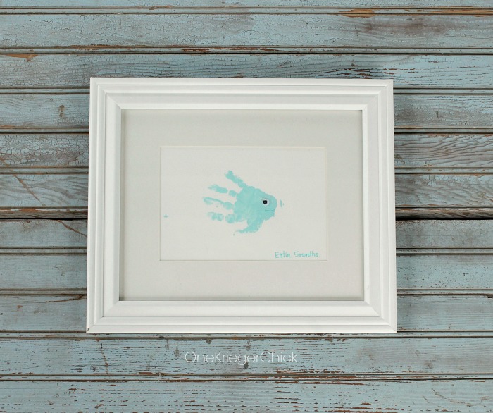 Little-Fish-Framed-Handprint-OneKriegerChick.com